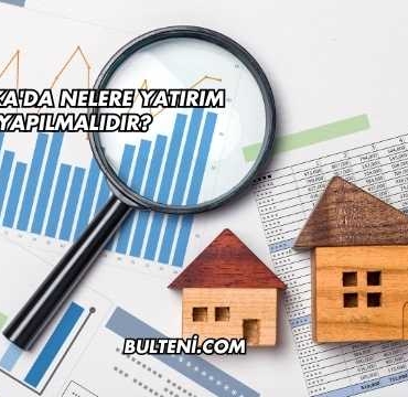 Amerika'da Nelere Yatırım Yapılmalıdır?