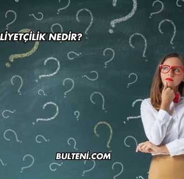 Milliyetçilik Nedir?