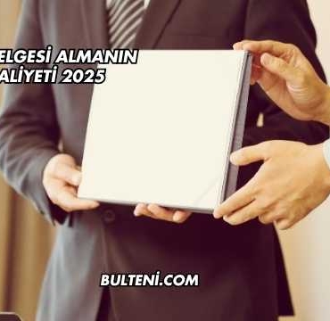 SRC Belgesi Almanın Maliyeti 2025