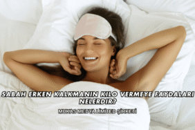 Sabah Erken Kalkmanın Kilo Vermeye Faydaları Nelerdir?