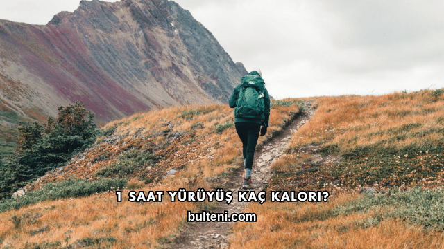 1 Saat Yürüyüş Kaç Kalori?