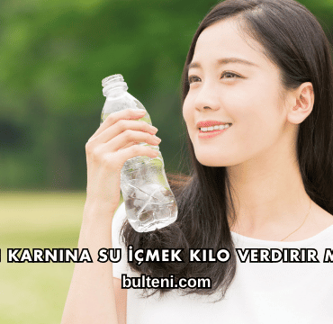 Aç Karnına Su İçmek Kilo Verdirir mi?