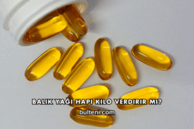 Balık Yağı Hapı Kilo Verdirir mi?
