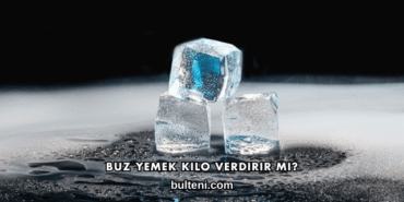 Buz Yemek Kilo Verdirir mi?