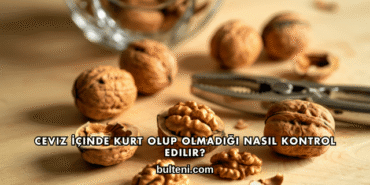 Ceviz İçinde Kurt Olup Olmadığı Nasıl Kontrol Edilir?