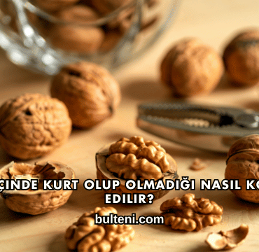 Ceviz İçinde Kurt Olup Olmadığı Nasıl Kontrol Edilir?