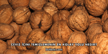 Ceviz İçini Temizlemenin En Kolay Yolu Nedir?