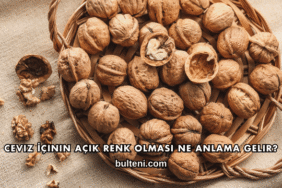 Ceviz İçinin Açık Renk Olması Ne Anlama Gelir?