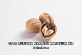 Ceviz Kurutma Makinesi Kullanılır mı?