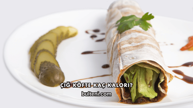 Çiğ Köfte Kaç Kalori?