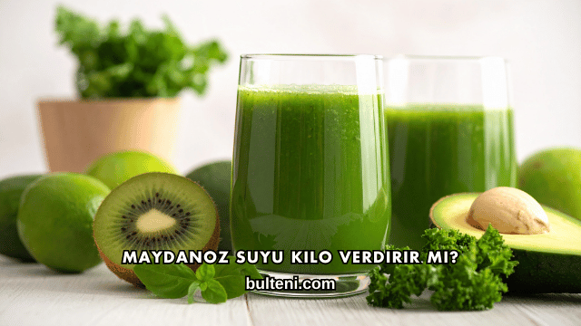 Maydanoz Suyu Kilo Verdirir mi?