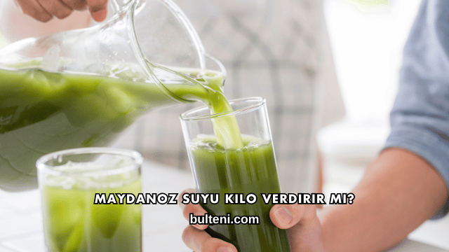 Maydanoz Suyu Kilo Verdirir mi?