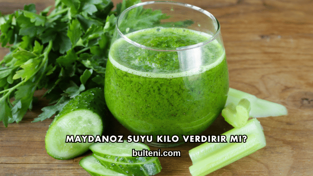 Maydanoz Suyu Kilo Verdirir mi?