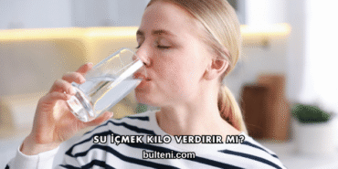 Su İçmek Kilo Verdirir mi?