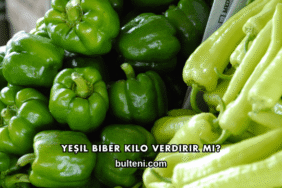 Yeşil Biber Kilo Verdirir mi?